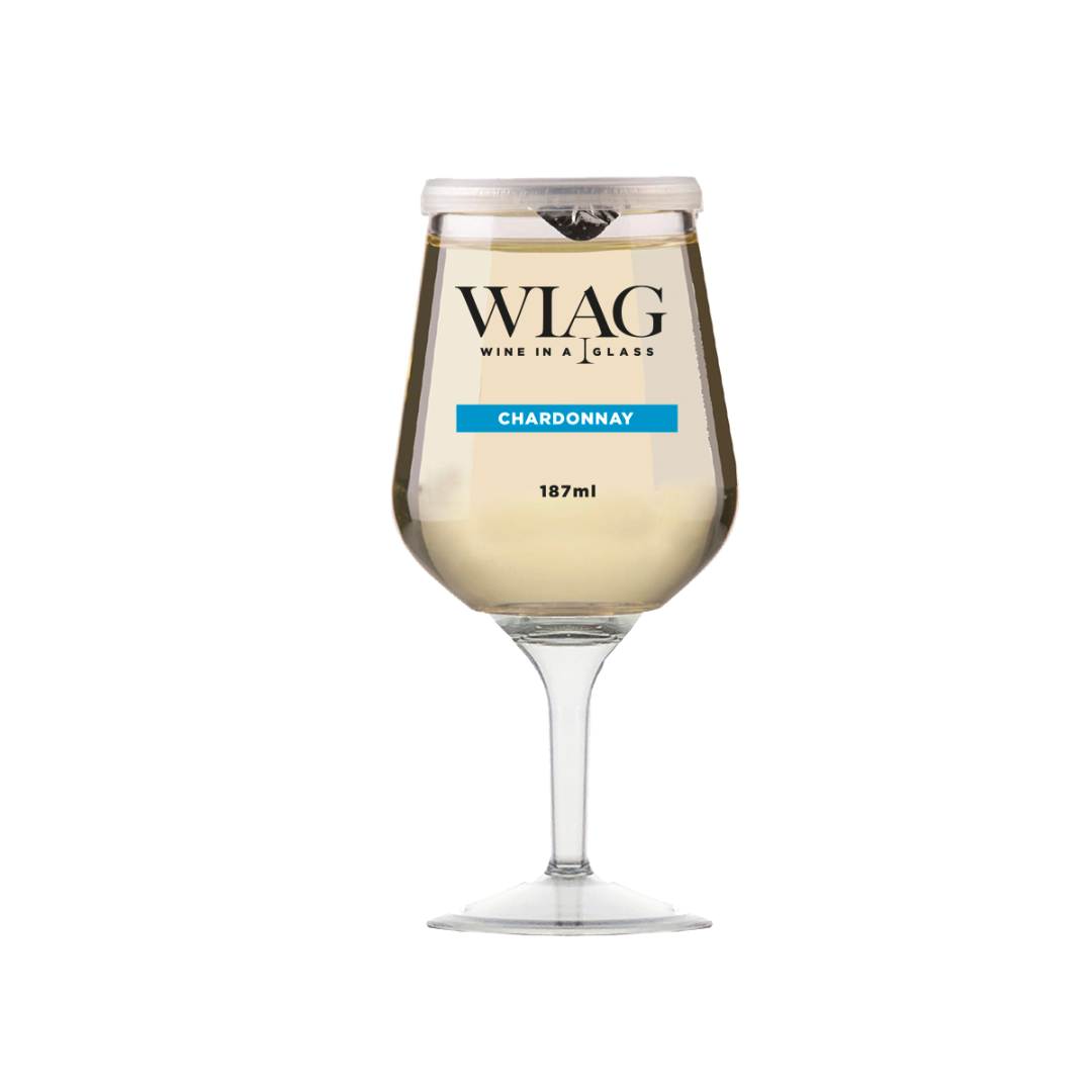 WIAG 24 Pack Single Varietal Wine Cups 187ml Stemless Stemmed Reusable PET Australian Made